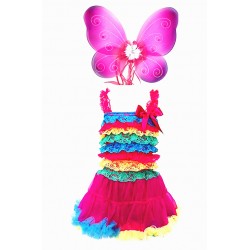 CTP335-1-Fuchsia Rainbow Fairy Dress Up 